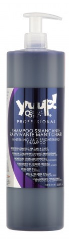 Bělící a rozjasňující šampon pro psy Yuup Objem: 1000 ml